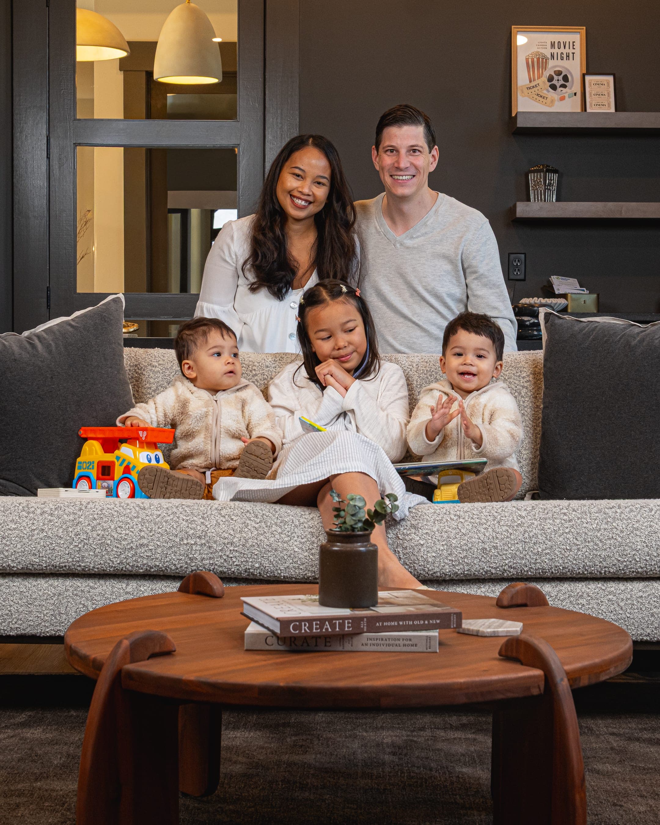 Professional family portrait session in York PA at Rocky Ridge Park